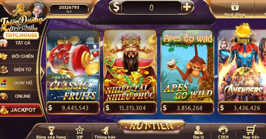 Kho game slot ON88 với biểu tượng Jackpot lớn